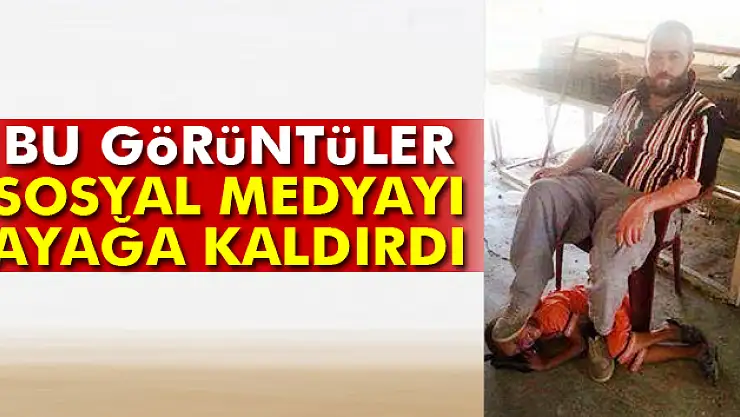 Küçük çocuğu ayaklarının altında ezdi