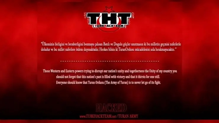 Türk Hack Team bin 781 ABD sitesine saldırdı