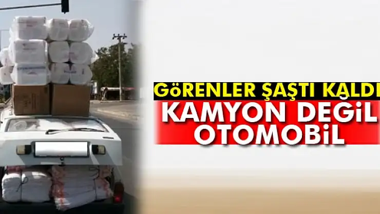 Kamyon değil otomobil