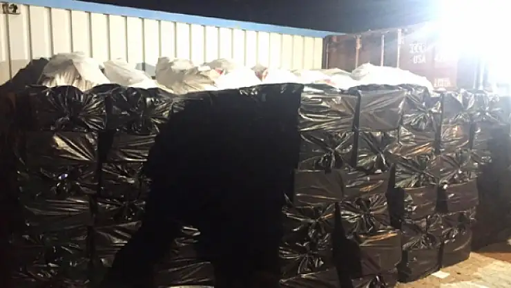 Vanda kaçak sigara operasyonu