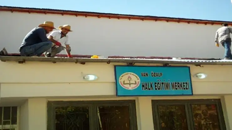 Özalp Halk Eğitim ve Akşam Sanat Okulu onarıldı