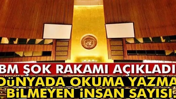 Ban Ki-moon: Dünya genelinde 750 milyonun üzerinde insan okuma yazma bilmiyor