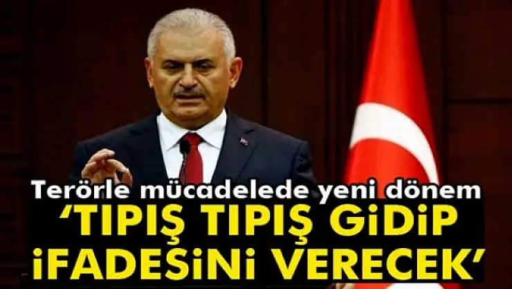 Başbakan, terörle mücadelede yeni dönemi anlattı