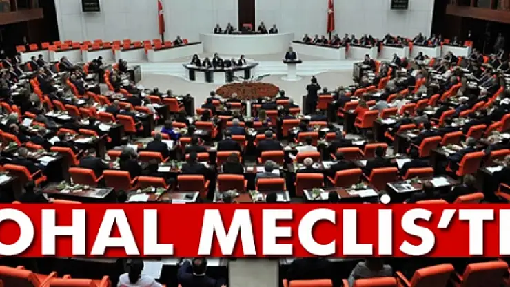 OHALin uzatılması kararı Mecliste