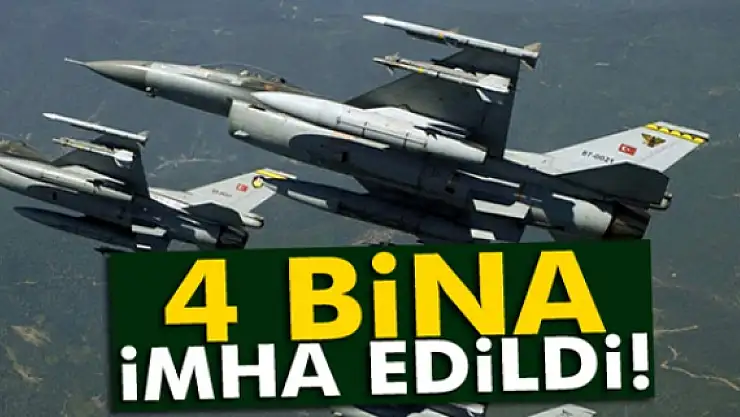 DAEŞe ait 4 bina imha edildi