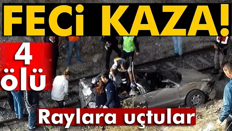 Çankırı'da feci kaza: 4 ölü