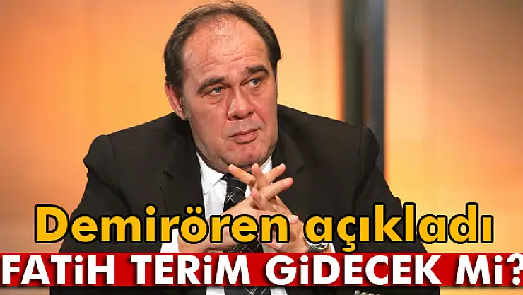 Demirören: 'Yola Fatih Terim'le devam'