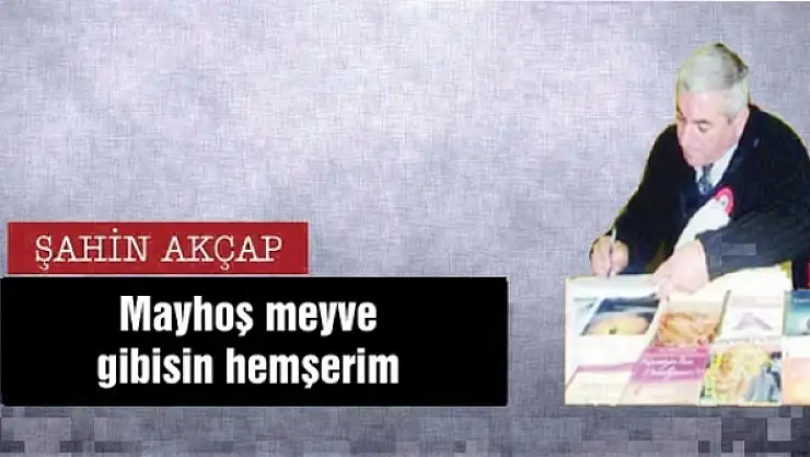 Mayhoş meyve gibisin hemşerim