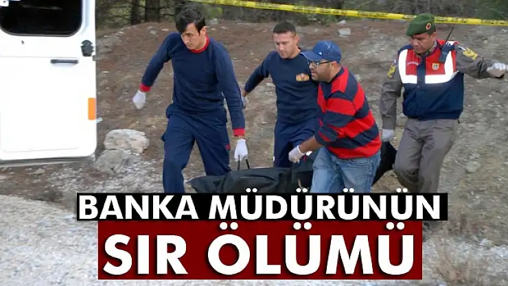 Banka müdürünün sır ölümü