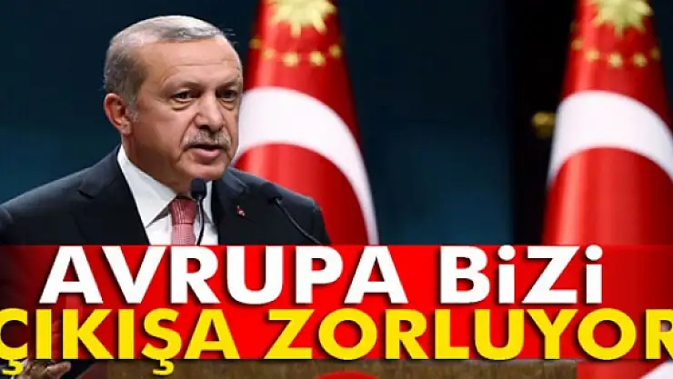 Erdoğan: Avrupa bizi sürecin dışına zorluyor