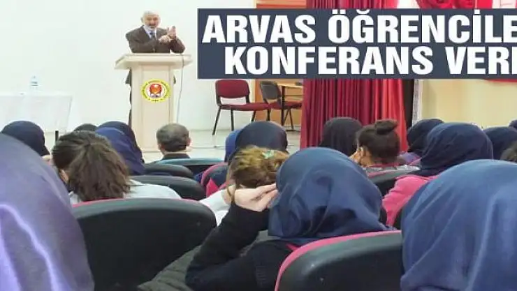 Müftü Arvas'tan öğrencilere konferans