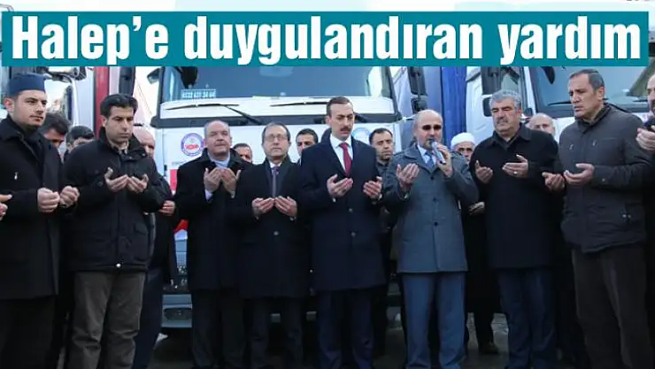Van'dan Halep'e duygulandıran yardım 