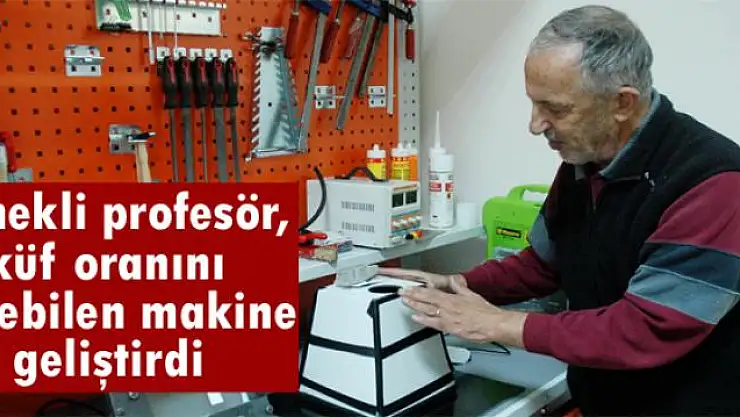 Emekli profesör, küf oranını ölçebilen makine geliştirdi 