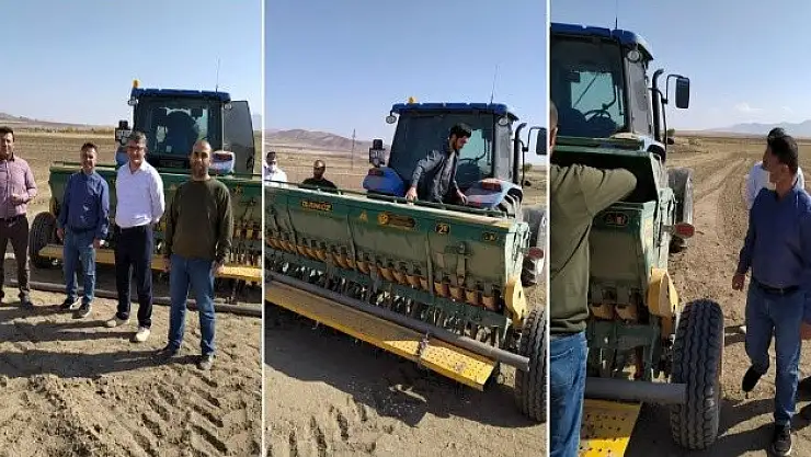   VAN DA BUĞDAYIN ATASI EKİLDİ