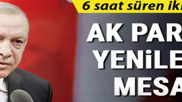 AK Parti teşkilatında yenilenme mesaisi