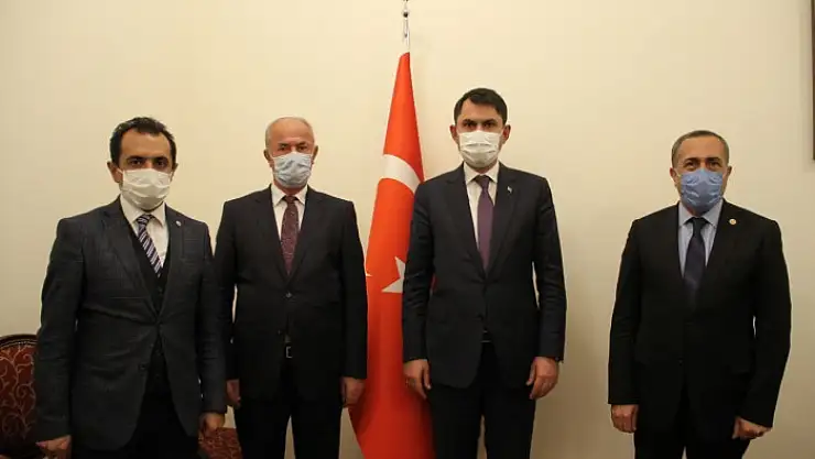 Van'ın sorunları Bakan Kurum'a iletildi