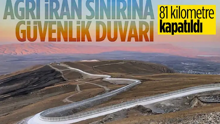 Bakan Soylu: ' 81 kilometrelik Güvenlik Duvarı Projesi sona erdi'