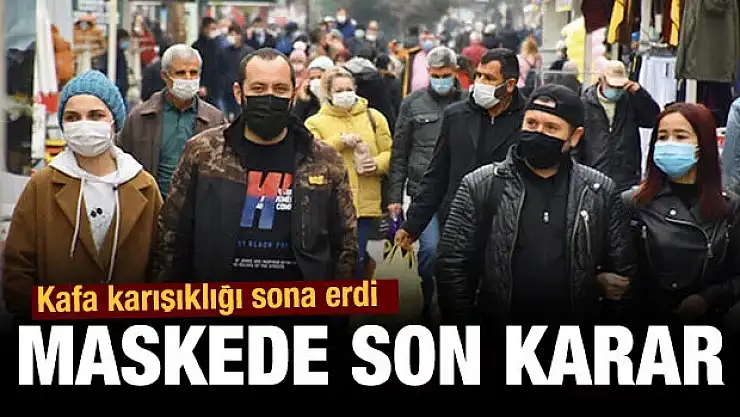 Maskede son karar: Para cezası kesilebilir