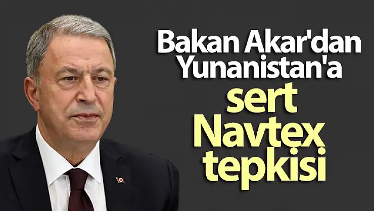 Bakan Akar'dan önemli açıklamalar