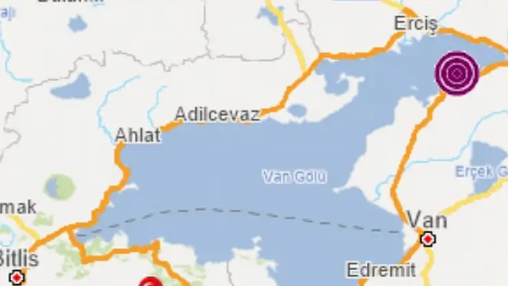 Van'da 4.7 şiddetinde deprem