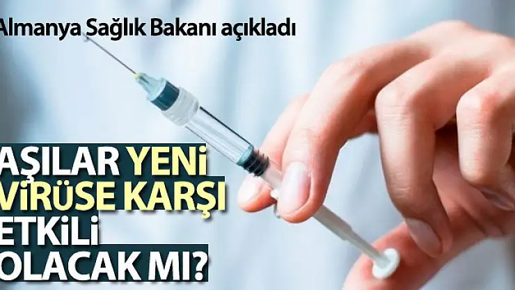 Almanya Sağlık Bakanı Spahn: 'Covid-19 mutasyonunun aşıya etkisi yok'