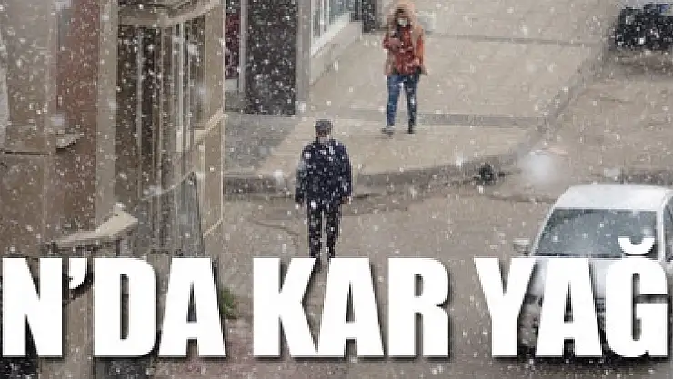 Van'da kar yağışı