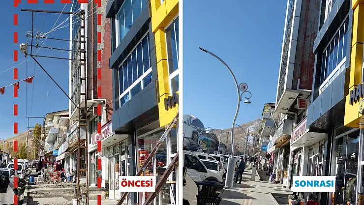 VEDAŞ, Başkale ilçesinde elektrik hatlarını yeraltına aldı