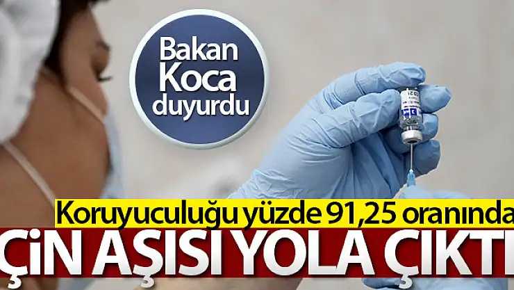 Covid-19 aşısı Çin'den Türkiye'ye doğru yola çıktı