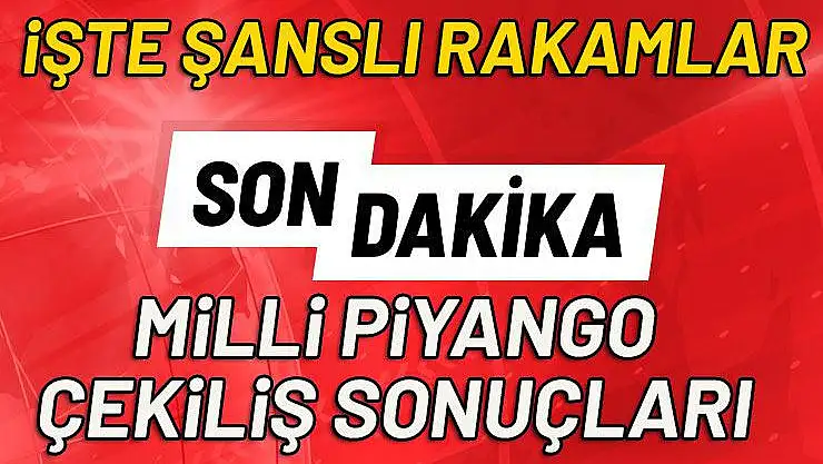 Milli Piyango yılbaşı çekiliş sonuçları belli oldu