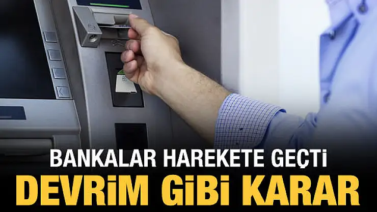 Kamu bankaları ortak karar aldı: ATM devrimi