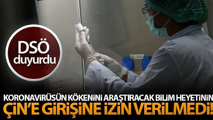 DSÖ: 'Çin, Covid-19'un kökenini araştıracak ekip için gerekli giriş izinlerini tamamlamadı'