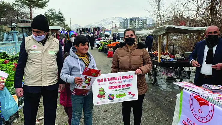 Van'da 'gıdanı koru sofrana sahip çık' kampanyası