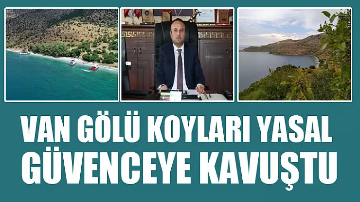 Van Gölü koyları güvenceye kavuştu