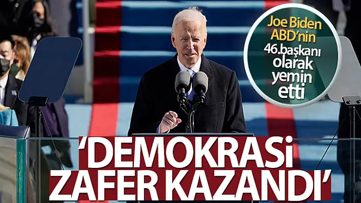 ABD Başkanı Biden: 'Demokrasi zafer kazandı'