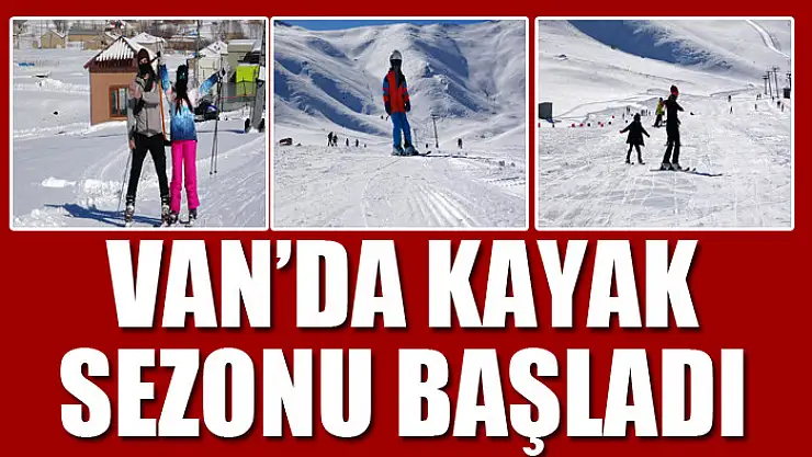 Van'da kayak sezonu başladı