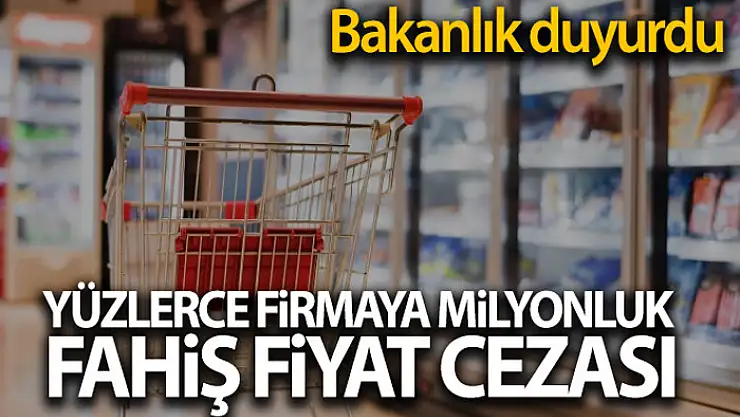 Haksız Fiyat Değerlendirme Kurulu 120 firmaya 3 milyon 595 bin lira idari para cezası verdi