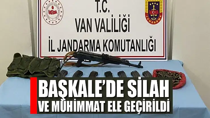 Başkale'de silah ve mühimmat ele geçirildi