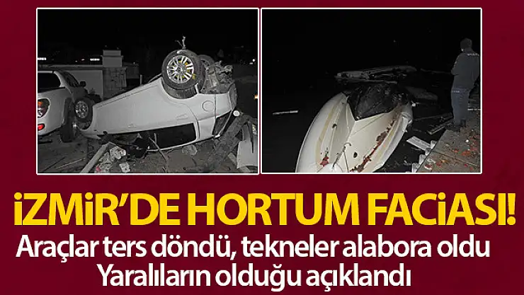 İzmir'de hortum faciası: Evlerin çatıları uçtu, arabalar ters döndü, tekneler alabora oldu