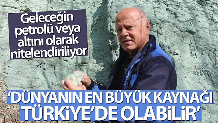 Prof. Dr. Öztürk: 'Dünyanın en büyük lityum kaynağı Türkiye'de olabilir'