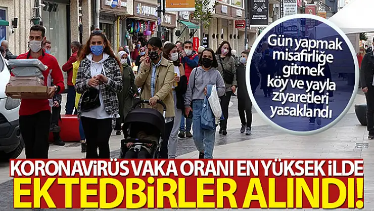 Ordu'da korona kararları