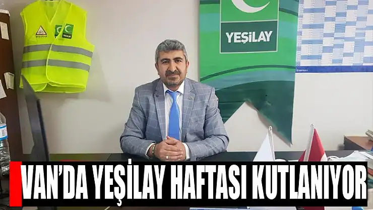 Van'da Yeşilay Haftası kutlanıyor