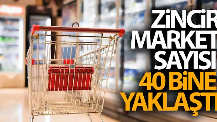Zincir market sayısı 40 bine yaklaştı