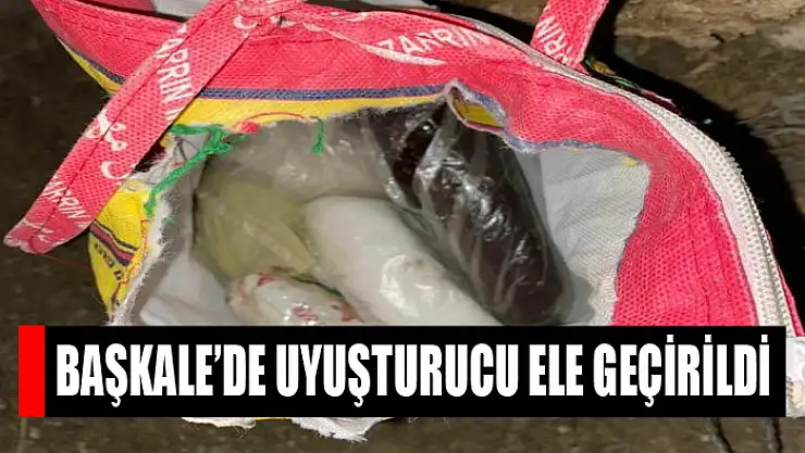 Başkale'de uyuşturucu ele geçirildi