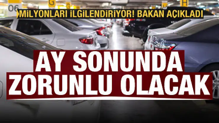 Bakan Murat Kurum: Otopark yönetmeliği ay sonunda yürürlüğe girecek