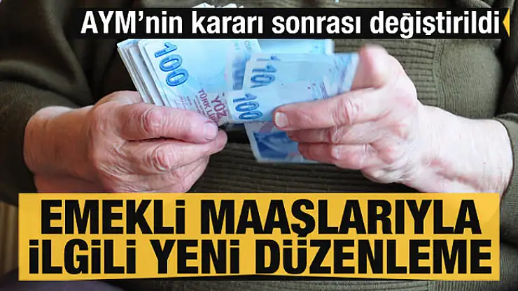 Emekli maaşları ile ilgili yeni karar! SGK genelge yayınladı