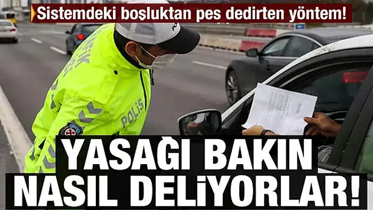 Sokağa çıkma yasağını böyle deldiler! 'Pes' dedirten yöntem