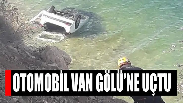 Otomobil Van Gölü'ne uçtu: 4 yaralı