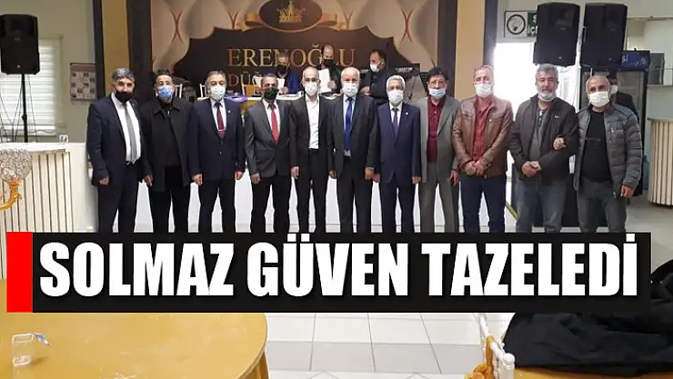 Başkan Solmaz güven tazeledi