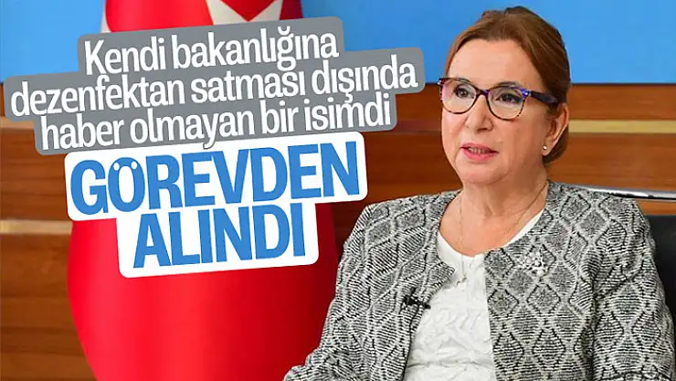 Ruhsar Pekcan'ın görevine son verildi