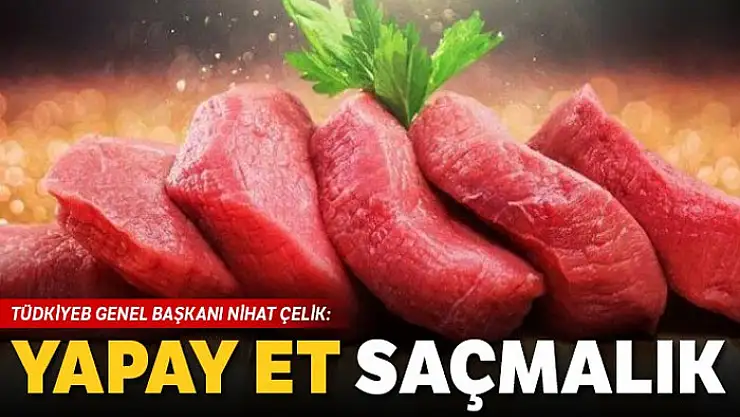 'Yapay et, hayvancılık sektörünü olumsuz etkiler'